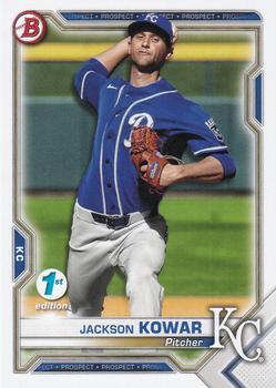 #BFE-43 Jackson Kowar - Kansas City Royals - 2021 Bowman 1st Edition Baseball