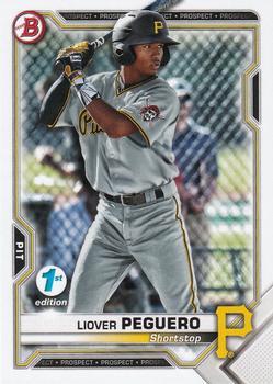 #BFE-52 Liover Peguero - Pittsburgh Pirates - 2021 Bowman 1st Edition Baseball