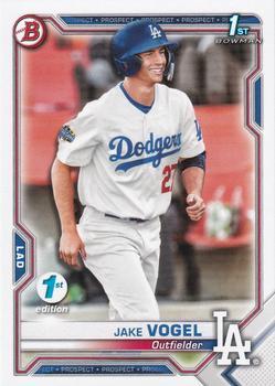 #BFE-59 Jake Vogel - Los Angeles Dodgers - 2021 Bowman 1st Edition Baseball