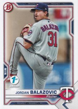 #BFE-61 Jordan Balazovic - Minnesota Twins - 2021 Bowman 1st Edition Baseball