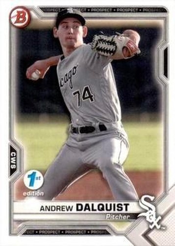 #BFE-64 Andrew Dalquist - Chicago White Sox - 2021 Bowman 1st Edition Baseball