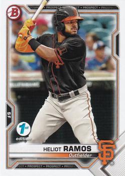 #BFE-69 Heliot Ramos - San Francisco Giants - 2021 Bowman 1st Edition Baseball