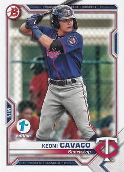 #BFE-73 Keoni Cavaco - Minnesota Twins - 2021 Bowman 1st Edition Baseball