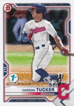 #BFE-77 Carson Tucker - Cleveland Indians - 2021 Bowman 1st Edition Baseball