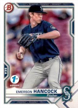 #BFE-78 Emerson Hancock - Seattle Mariners - 2021 Bowman 1st Edition Baseball