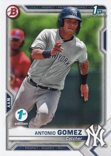 #BFE-82 Antonio Gomez - New York Yankees - 2021 Bowman 1st Edition Baseball