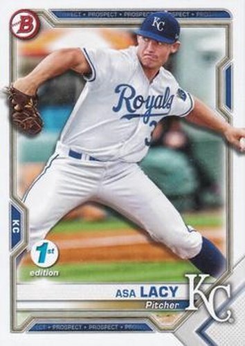 #BFE-83 Asa Lacy - Kansas City Royals - 2021 Bowman 1st Edition Baseball