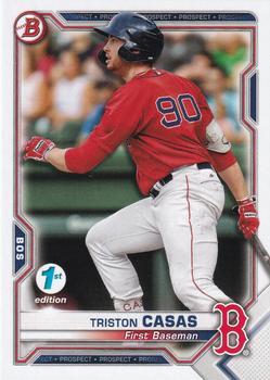 #BFE-84 Triston Casas - Boston Red Sox - 2021 Bowman 1st Edition Baseball