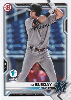 #BFE-93 JJ Bleday - Miami Marlins - 2021 Bowman 1st Edition Baseball