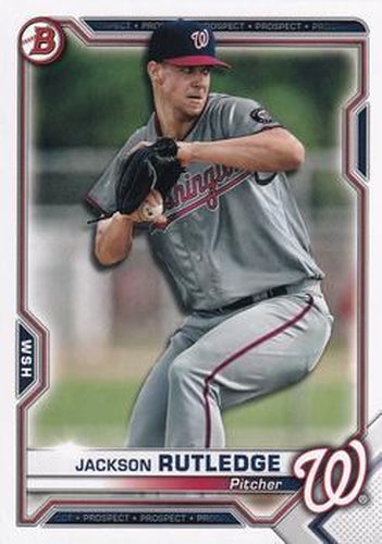 #BCP-103 Jackson Rutledge - Washington Nationals - 2021 Bowman - Chrome Prospects Baseball