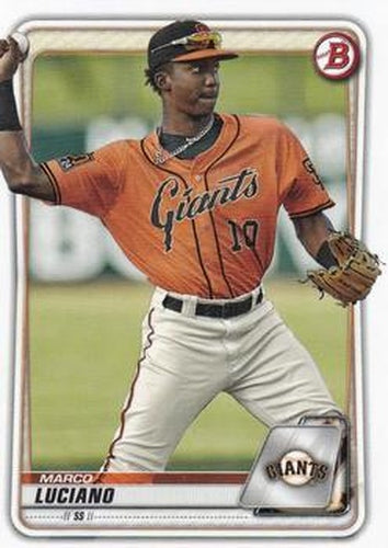 #BP-103 Marco Luciano - San Francisco Giants - 2020 Bowman - Prospects Baseball