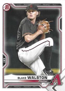 #BCP-104 Blake Walston - Arizona Diamondbacks - 2021 Bowman - Chrome Prospects Baseball