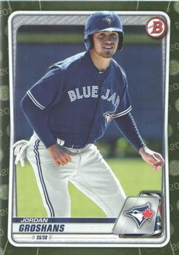 #BP-104 Jordan Groshans - Toronto Blue Jays - 2020 Bowman - Prospects Camo Baseball