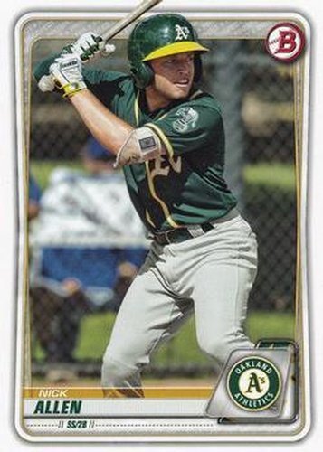 #BP-105 Nick Allen - Oakland Athletics - 2020 Bowman - Prospects Baseball