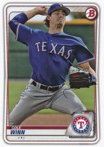 #BP-107 Cole Winn - Texas Rangers - 2020 Bowman - Prospects Baseball