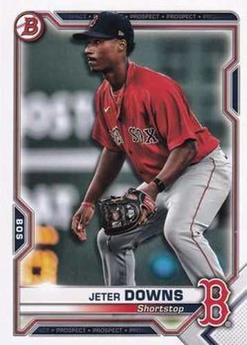 #BP-107 Jeter Downs - Boston Red Sox - 2021 Bowman - Prospects Baseball