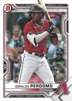 #BCP-109 Geraldo Perdomo - Arizona Diamondbacks - 2021 Bowman - Chrome Prospects Baseball