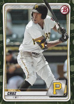 #BP-111 Oneil Cruz - Pittsburgh Pirates - 2020 Bowman - Prospects Camo Baseball