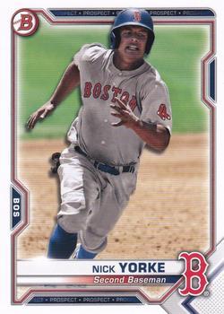 #BCP-114 Nick Yorke - Boston Red Sox - 2021 Bowman - Chrome Prospects Baseball