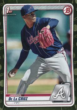 #BP-115 Jasseel De La Cruz - Atlanta Braves - 2020 Bowman - Prospects Camo Baseball