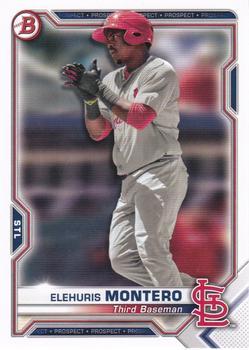 #BCP-116 Elehuris Montero - St. Louis Cardinals - 2021 Bowman - Chrome Prospects Baseball