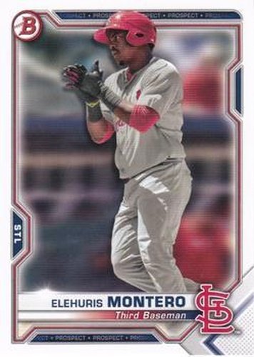 #BP-116 Elehuris Montero - St. Louis Cardinals - 2021 Bowman - Prospects Baseball