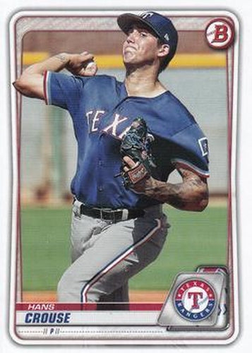 #BP-119 Hans Crouse - Texas Rangers - 2020 Bowman - Prospects Baseball