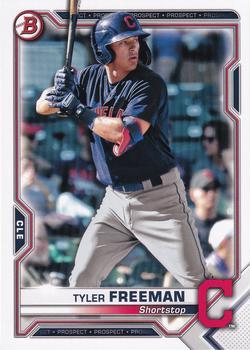 #BCP-119 Tyler Freeman - Cleveland Indians - 2021 Bowman - Chrome Prospects Baseball