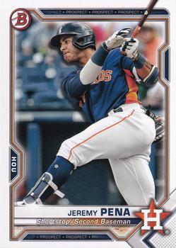 #BCP-11 Jeremy Pena - Houston Astros - 2021 Bowman - Chrome Prospects Baseball
