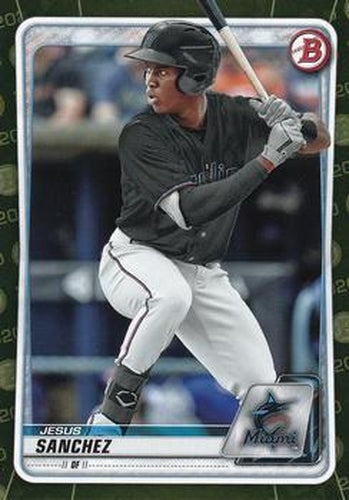 #BP-11 Jesus Sanchez - Miami Marlins - 2020 Bowman - Prospects Camo Baseball
