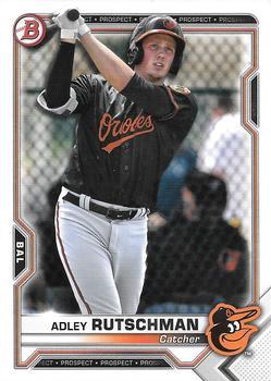 #BCP-121 Adley Rutschman - Baltimore Orioles - 2021 Bowman - Chrome Prospects Baseball