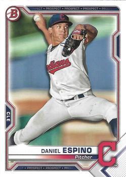 #BCP-123 Daniel Espino - Cleveland Indians - 2021 Bowman - Chrome Prospects Baseball