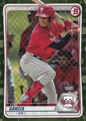 #BP-126 Luis Garcia - Philadelphia Phillies - 2020 Bowman - Prospects Camo Baseball