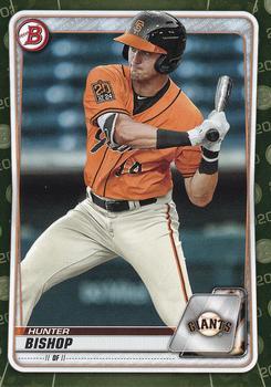 #BP-129 Hunter Bishop - San Francisco Giants - 2020 Bowman - Prospects Camo Baseball