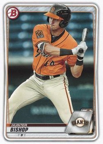 #BP-129 Hunter Bishop - San Francisco Giants - 2020 Bowman - Prospects Baseball