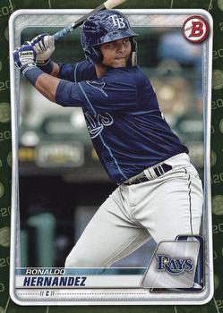 #BP-12 Ronaldo Hernandez - Tampa Bay Rays - 2020 Bowman - Prospects Camo Baseball