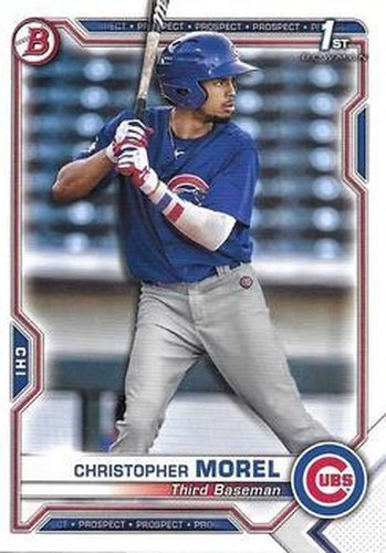 #BCP-131 Christopher Morel - Chicago Cubs - 2021 Bowman - Chrome Prospects Baseball