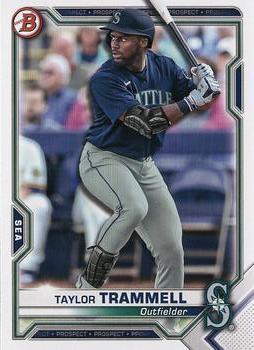 #BCP-132 Taylor Trammell - Seattle Mariners - 2021 Bowman - Chrome Prospects Baseball