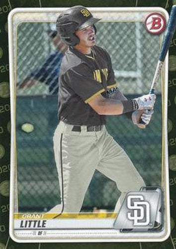 #BP-133 Grant Little - San Diego Padres - 2020 Bowman - Prospects Camo Baseball