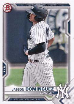 #BCP-13 Jasson Dominguez - New York Yankees - 2021 Bowman - Chrome Prospects Baseball