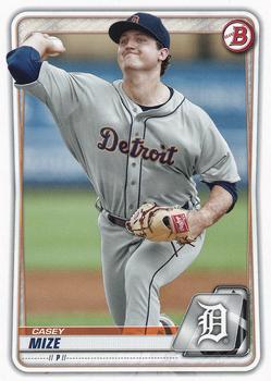 #BP-142 Casey Mize - Detroit Tigers - 2020 Bowman - Prospects Baseball