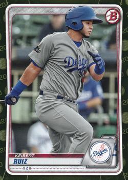 #BP-143 Keibert Ruiz - Los Angeles Dodgers - 2020 Bowman - Prospects Camo Baseball