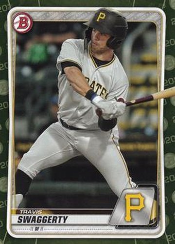 #BP-146 Travis Swaggerty - Pittsburgh Pirates - 2020 Bowman - Prospects Camo Baseball