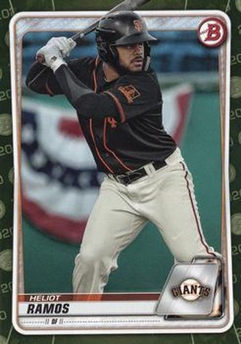 #BP-148 Heliot Ramos - San Francisco Giants - 2020 Bowman - Prospects Camo Baseball
