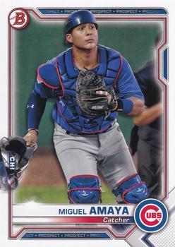 #BCP-148 Miguel Amaya - Chicago Cubs - 2021 Bowman - Chrome Prospects Baseball
