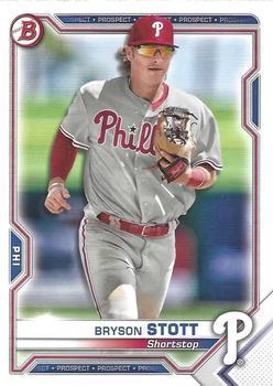 #BCP-17 Bryson Stott - Philadelphia Phillies - 2021 Bowman - Chrome Prospects Baseball