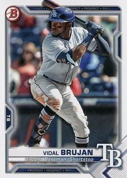 #BCP-19 Vidal Brujan - Tampa Bay Rays - 2021 Bowman - Chrome Prospects Baseball
