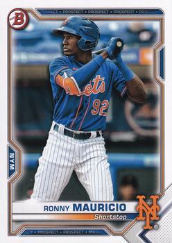 #BCP-23 Ronny Mauricio - New York Mets - 2021 Bowman - Chrome Prospects Baseball