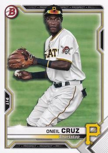 #BCP-24 Oneil Cruz - Pittsburgh Pirates - 2021 Bowman - Chrome Prospects Baseball