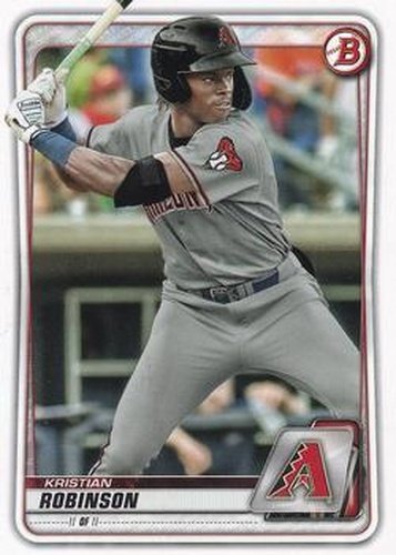 #BP-27 Kristian Robinson - Arizona Diamondbacks - 2020 Bowman - Prospects Baseball